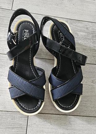 Босоножки из натуральной кожи pollini италия3 фото