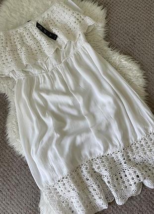 Платье бюстье с кружевом new look р.s/m