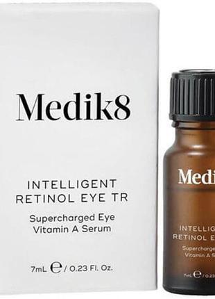 Антивікова сироватка для шкіри навколо очей із вітаміном а — medik8 intelligent retinol eye tr 7ml топ
