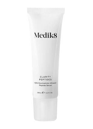 Пептидная сыворотка с 10% ниацинамидом 30ml medik8 clarity peptides топ