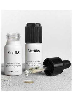 Пептидная сыворотка с оксиресвератролом против пигментации medik8 oxy r - peptides - 2х10ml топ