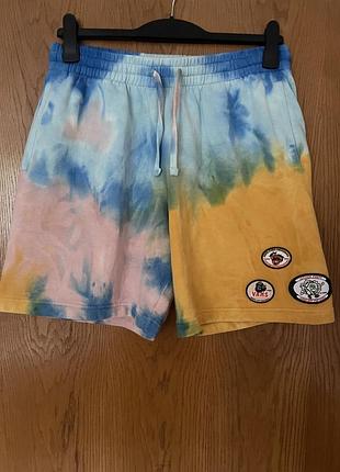 Шорти тайдай vans fruit patches men’s loose fit sweat shorts tie dye оригінал розмір м