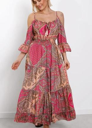 Розкішне літнє плаття від boho.