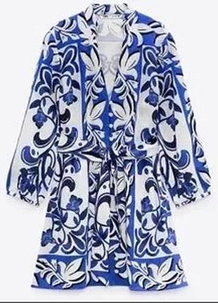 Сукня льон zara m