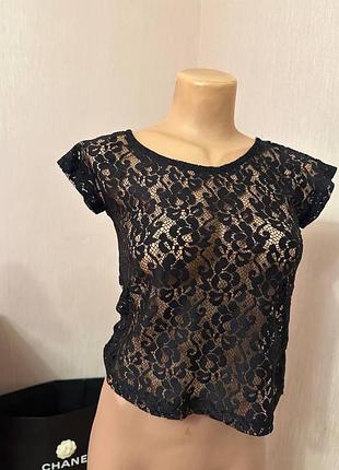 Футболка кружевна