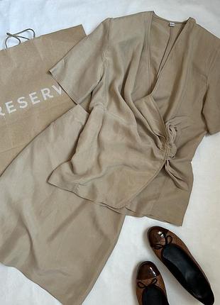 Костюм женский с юбкой из 100% silk.