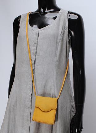 Жіноча вінтажна шкіряна мікро маленька міні сумка через плече bally