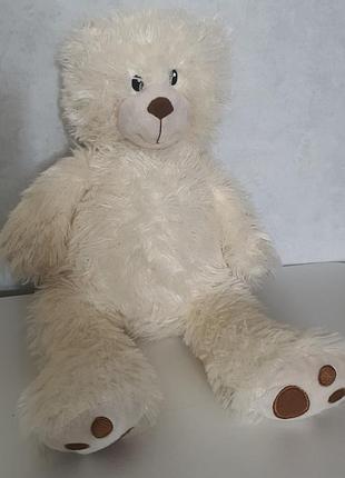 Кремовый молочный белый мишка музыкальный колыбельную играет