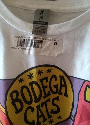 Футболка новая с котом от gildan (size m)