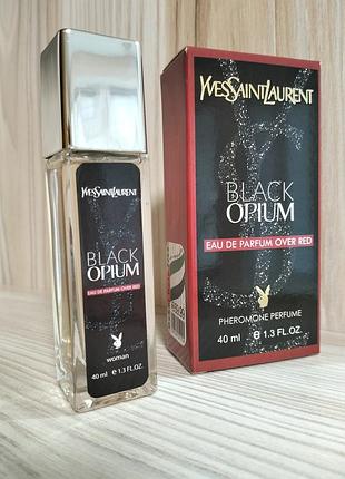 Духи жіночі "black opium", міні парфуми з феромонами 40 мл
