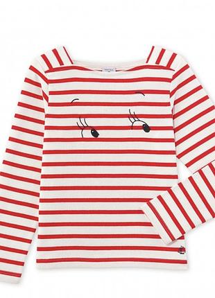Лонгслив, футболка з довгими рукавами petit bateau girls, 10 років