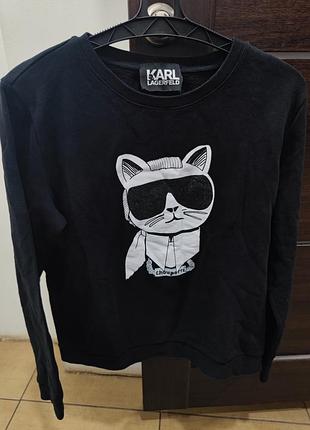 Женский свитшот кофта karl lagerfeld (с-м)