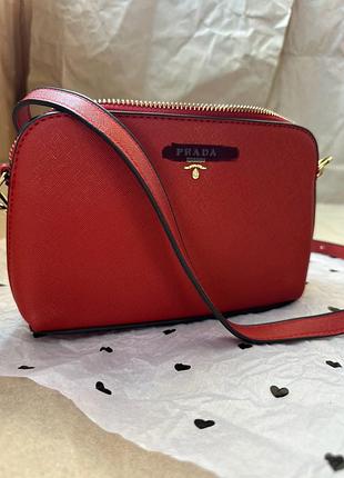 Сумка жіноча червона