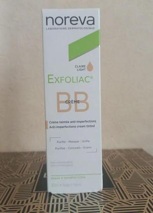 Noreva laboratoires exfoliac корректирующий крем тональный