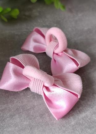 Нежные розовые бантики 5