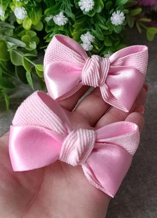 Нежные розовые бантики 3