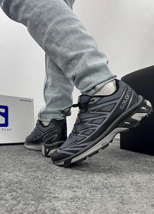 Salomon xt-6 dark silver gore tex 9
