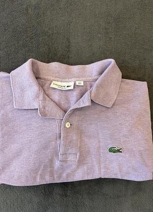 Оригінальна футболка-поло lacoste (чоловіча, розмір l / 6)