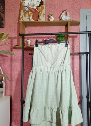 Короткий легкий сарафан большого размера