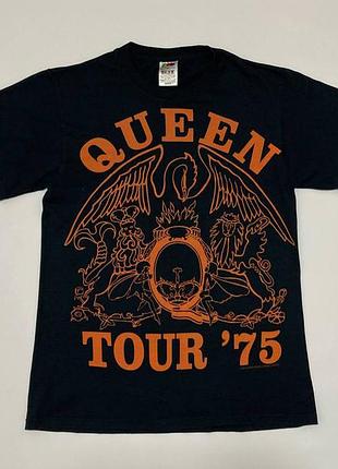 Винтажная футболка мерч queen tour 75 2005 vintage рок