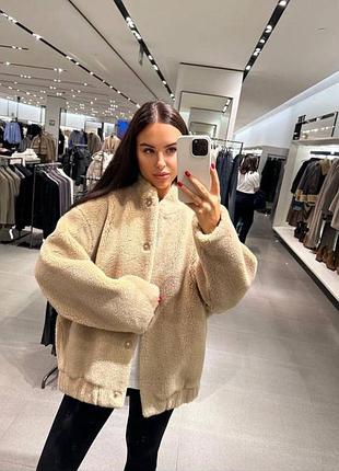 Шуба  дублянка zara