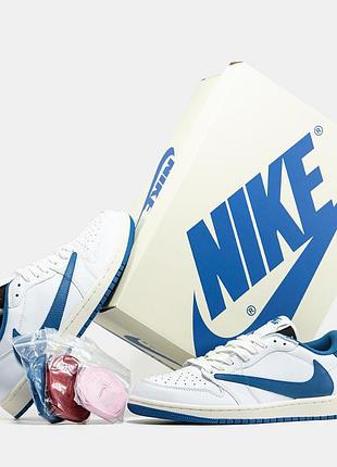 Кроссовки nike air angel 1 low x travis scott x fragment