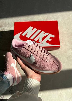 Кроссовки nike cortez vintage suede pink