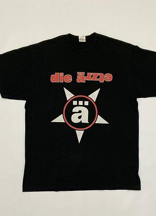 Винтажная футболка мерч рок die arzte tour 2004