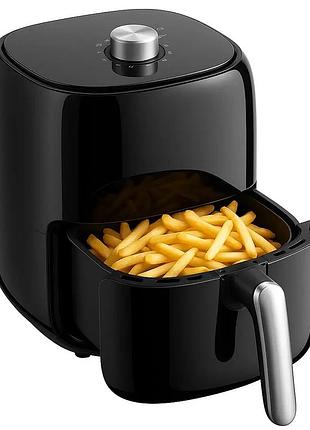 Электрический аэрогриль 2л, crownberg cb-5540 / аэрофритюрница безмаслянная / мультипечь