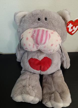 М'яка іграшка ty kissycat сірий кіт