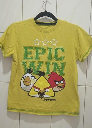 Детская футболка angry birds