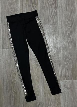 Детские лосины с пайетками для девочки