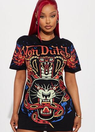 Нова оверсайз футболка von dutch