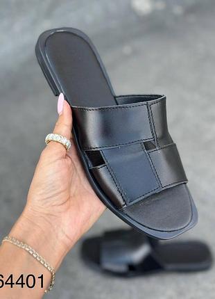 Шльопанці жіночі натуральна шкіра