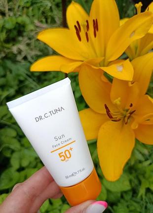 Сонцезахисний крем для обличчя sun dr. c tuna 50 spf, 50 мл код 1001330