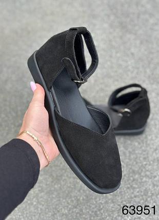 Босоніжки натуральна замша