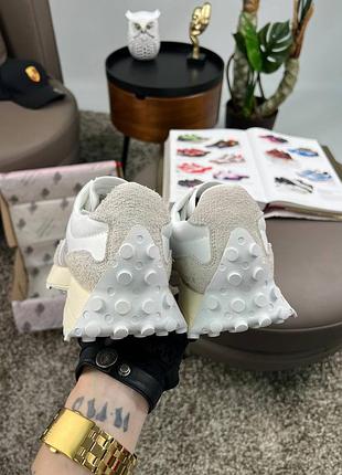 Кроссовки new balance 327 light grey white 7