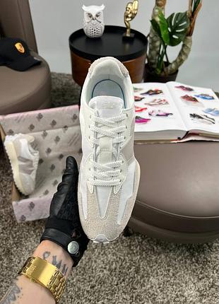 Кроссовки new balance 327 light grey white 5