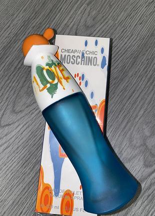 Moschino cheap & chic i love love туалетна вода жіноча, 100 мл