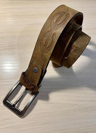 Кожаный женский ремень lee vintage leather belt - 75-80 см