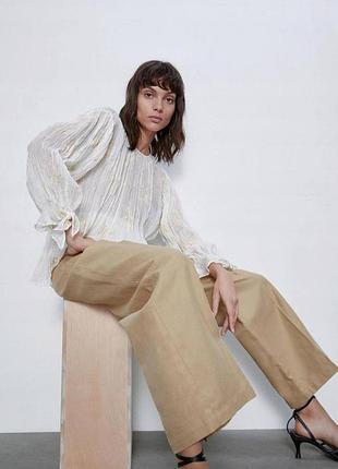 Шифонова сорочка блуза zara.