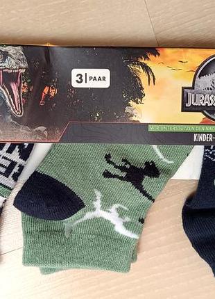 Набор носка 23/26 с динозаврами