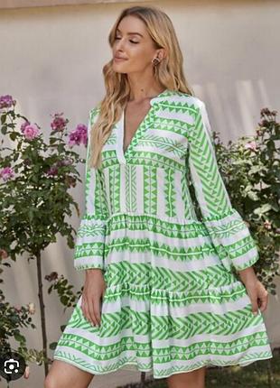 Пляжна літня сукня натуральне плаття