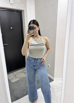 Топ сірий h&m
