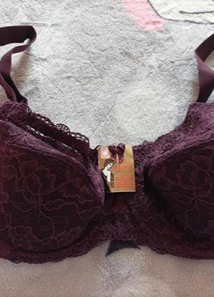 Бюстгальтер бордо 75g новий