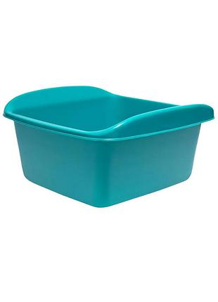 Таз с квадратными ручками soloplast 10 л, пластиковый таз 10 литров с ручками тк-010