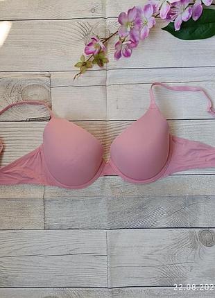 Гладкий бюстгальтер на косточках с пуш-ап victoria’s secret wear everywhere push-up