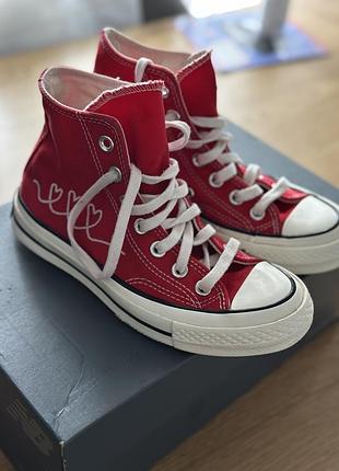 Червоні кеди converse chuck taylor all star (розмір 35)