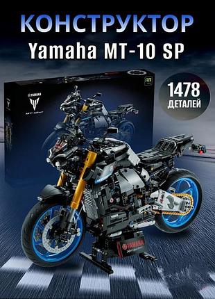 Конструктор technic yamaha mt-10 sp 1478 елементів (42159) в масштабе 1:14 мотоцикл ямаха
