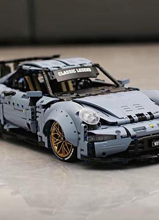 Конструктор машинка technic porsche 911 gt3 2100 деталей маштаб 1:8 порш 911